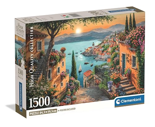 Clementoni - Puzzle Adulto 1500 Piezas Collection Steps To The Harborclementoni