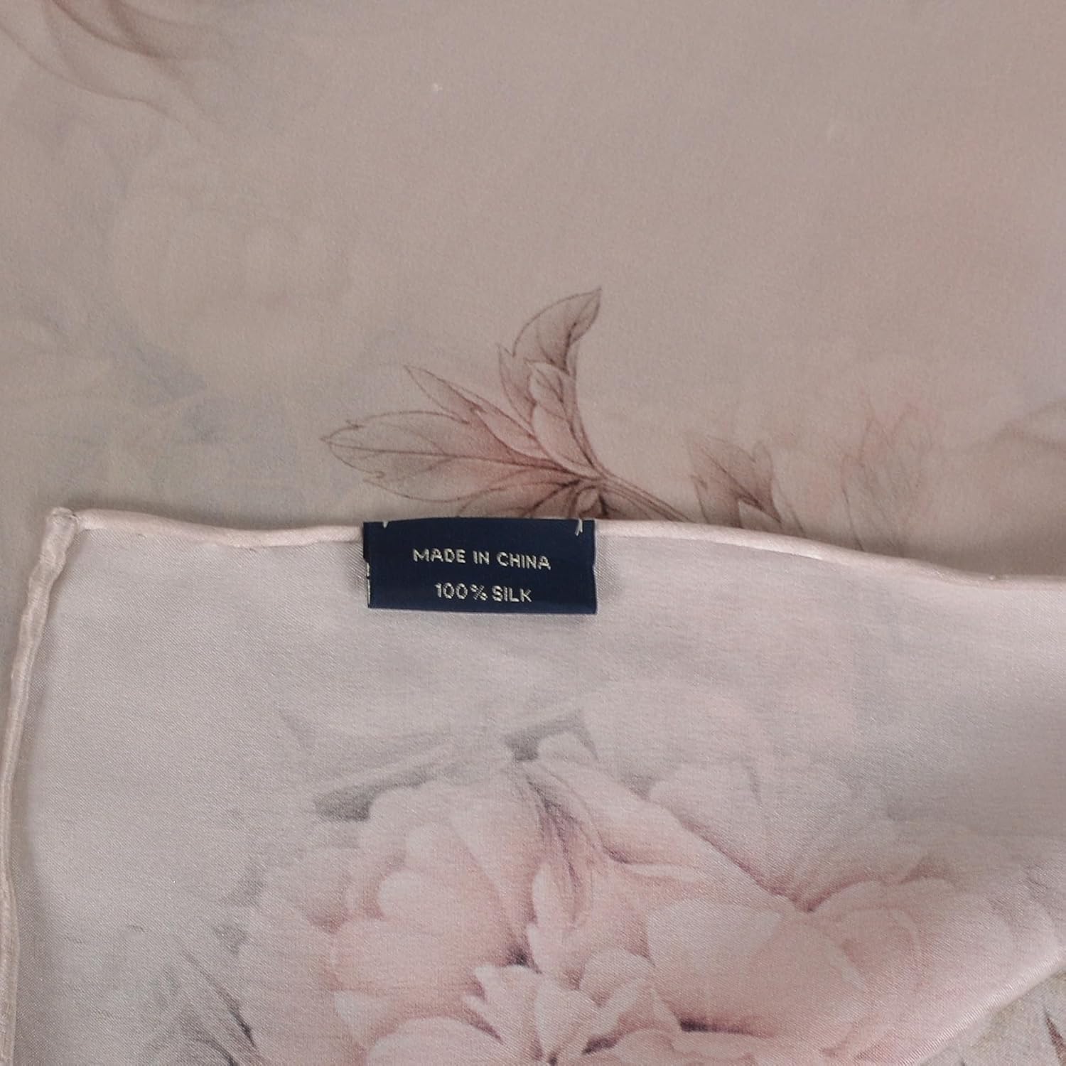 100% Mulberry Silk Scarf for Women Neck Oblong Headscarves Long Floral Print Lightweight Silk Wraps Shawls 67"*20" - Image 4