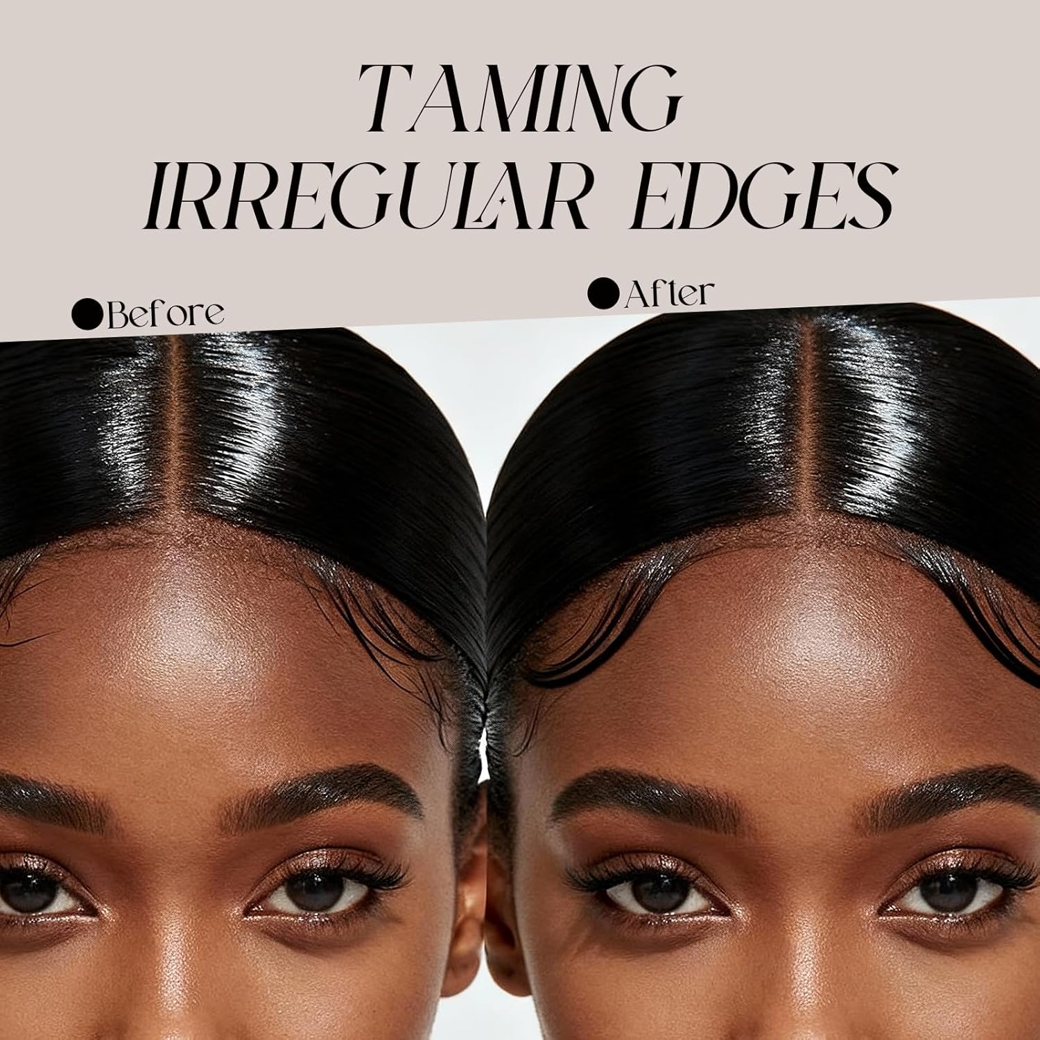 Nourishing Hold Edge Control Gel with Jojoba & Castor Oils Strong Hold Flake-Free Hair Gel for All Hair Styles 5.3 Fl Oz - Image 3