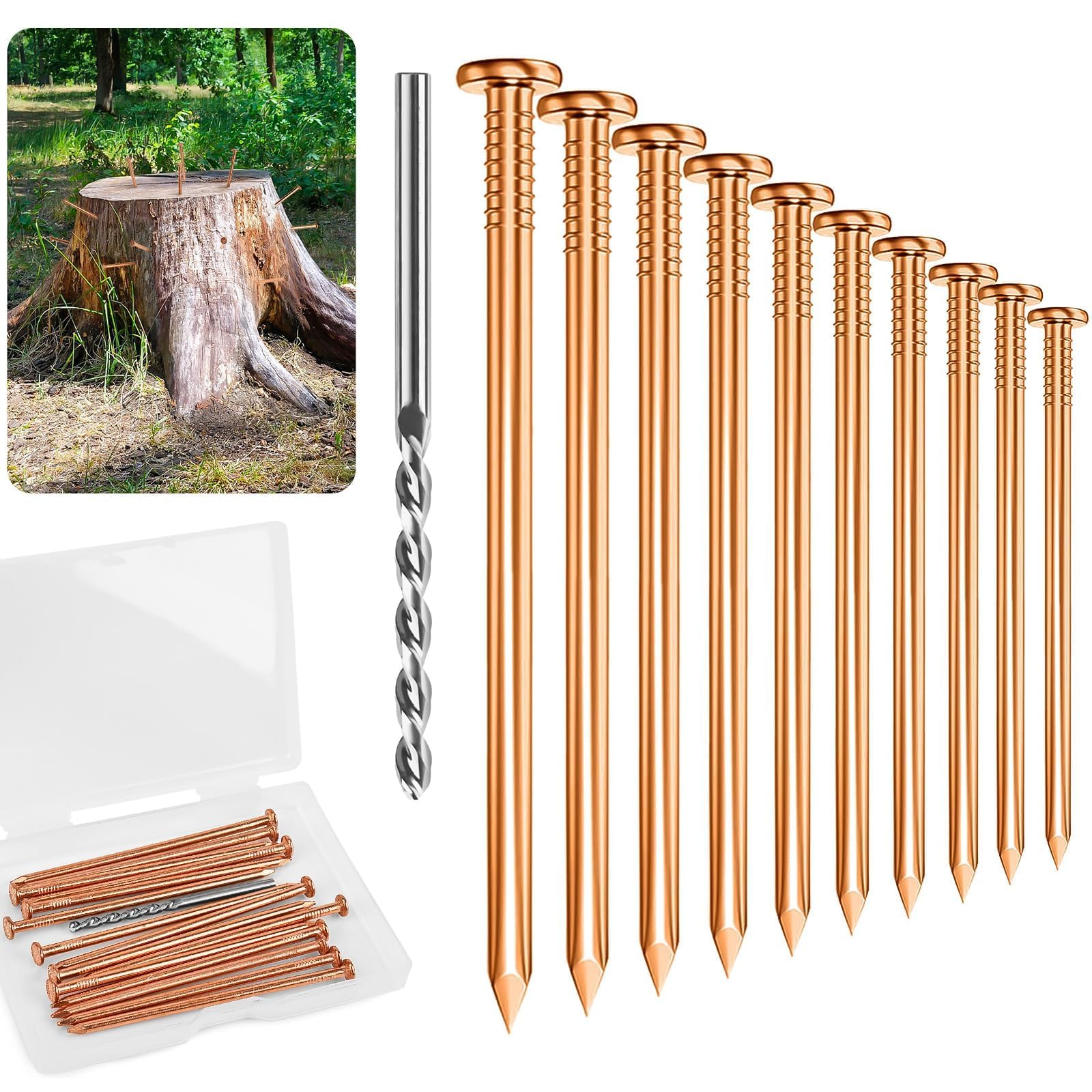 UCandy Copper Nails 10-pk