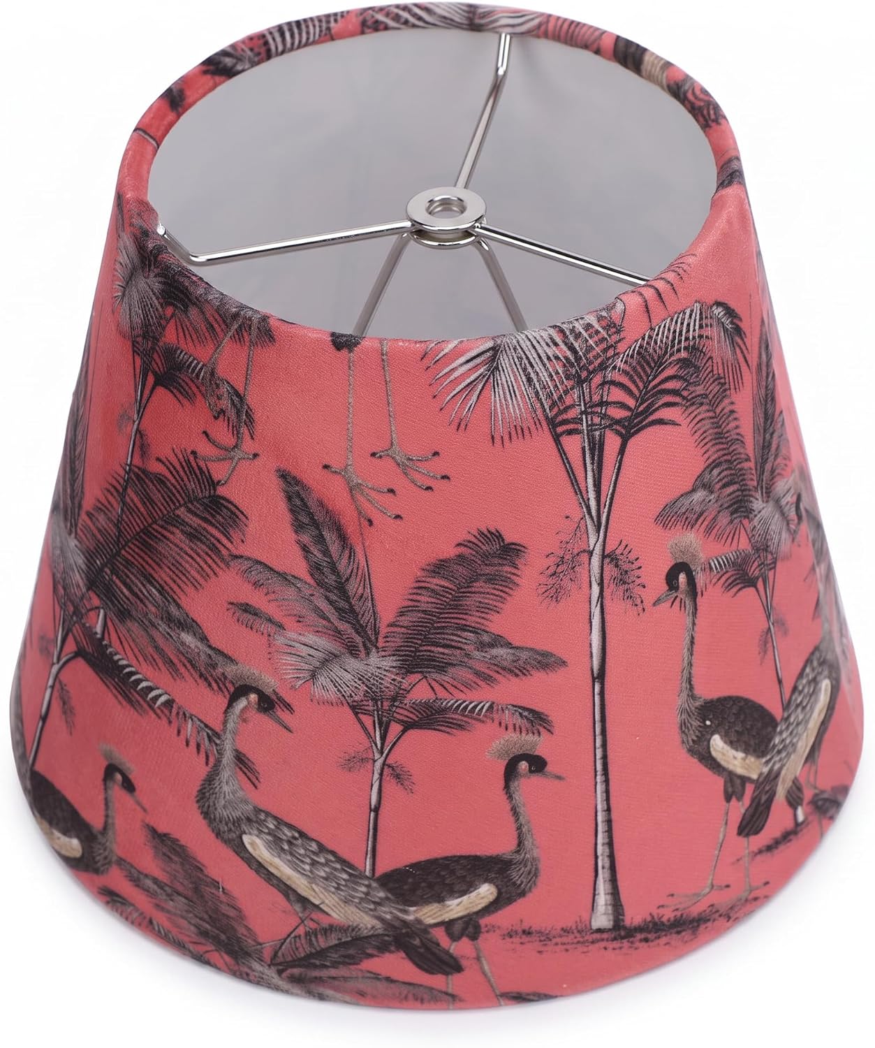 E27 E14 Lamps Shades, Lampshade Modern Simple Velvet Exquisite Conical Decorative Lampshade for E27 E14 Lamp (Peacocks)