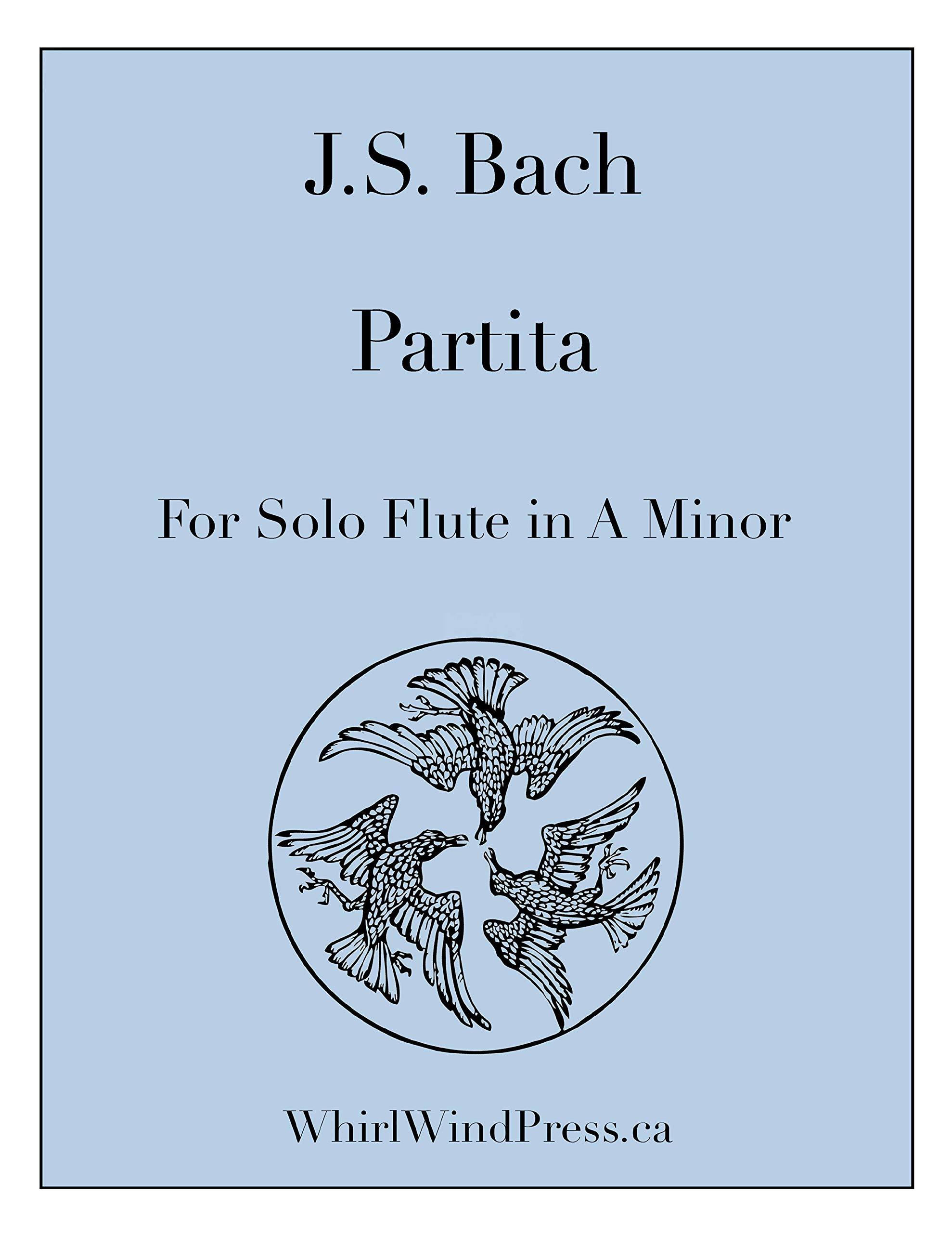 Partita pour flûte seule Bach BWV 1013 partition musique baroque Urtext