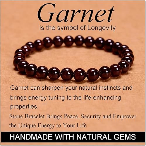 Vista 214 de MASSIVE BEADS Pulsera elástica de yoga hecha a mano con piedra natural, cristal curativo, energía, regalos para adultos unisex de 0.157 in, 0.236