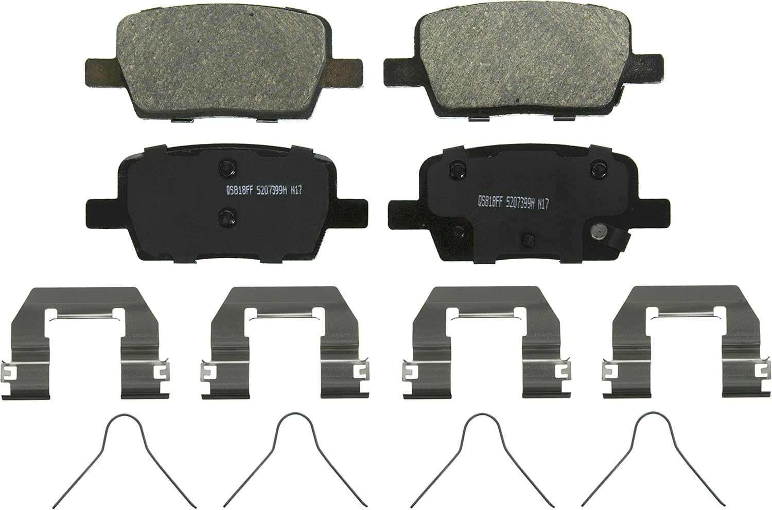 Wagner QuickStop ZD1914 Rear Disc Brake Pad Set for 2020 Chevrolet Traverse