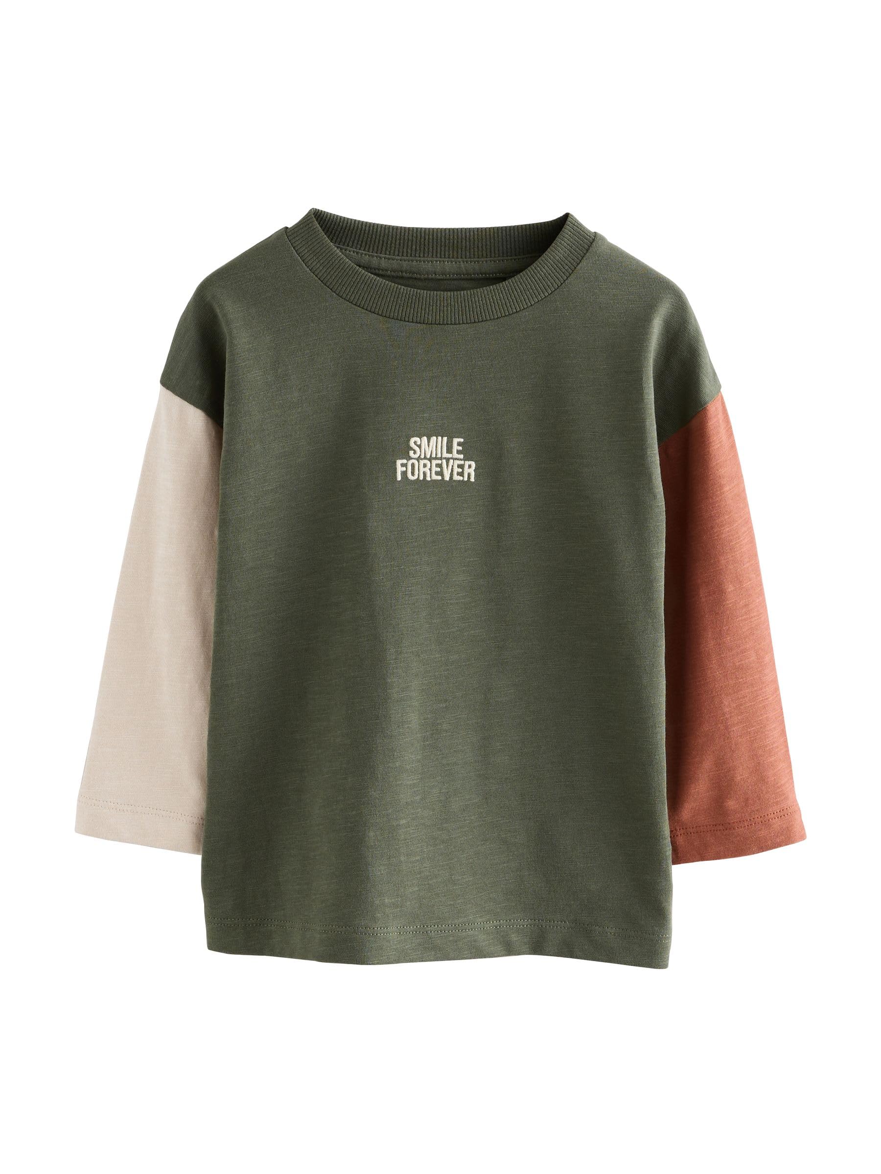 NEXT Jungen Langarm-Shirts, 5er-Pack 62-122