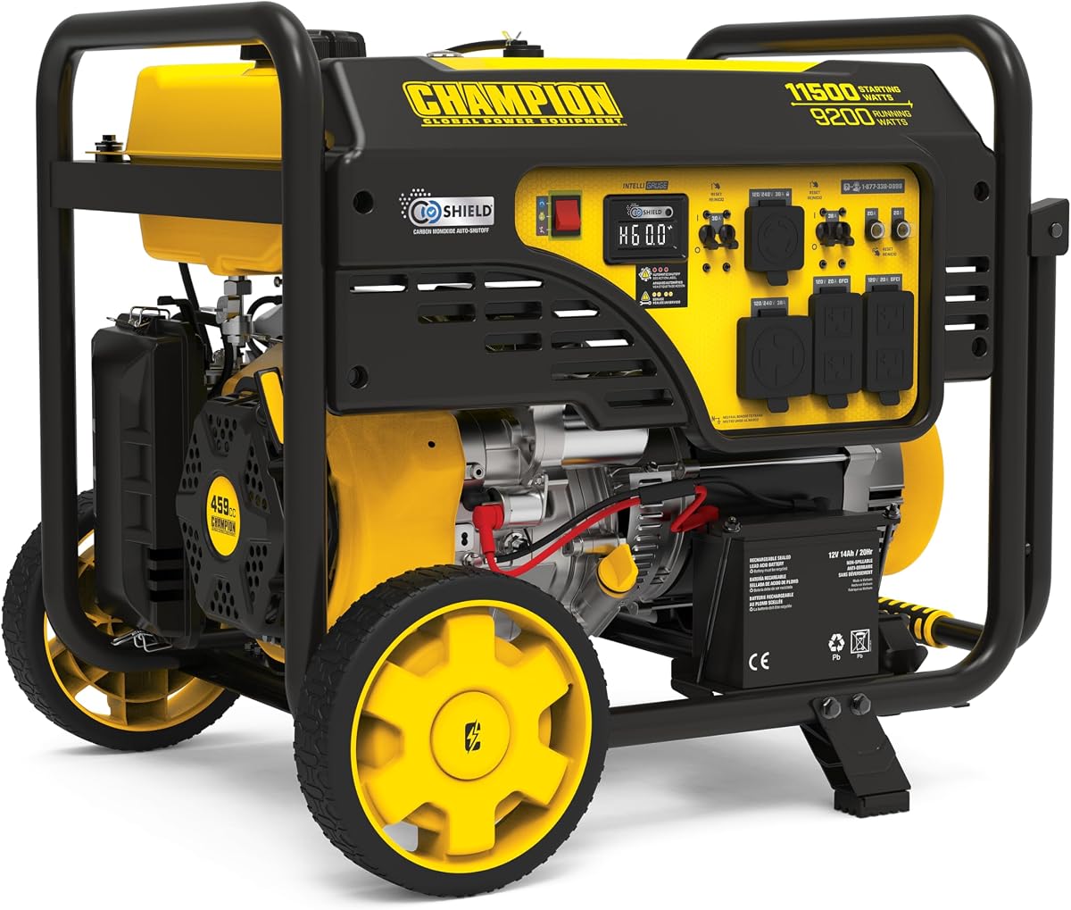 11,500-Watt Electric Start Home Backup Portable Generator with Free 3-Year Warranty