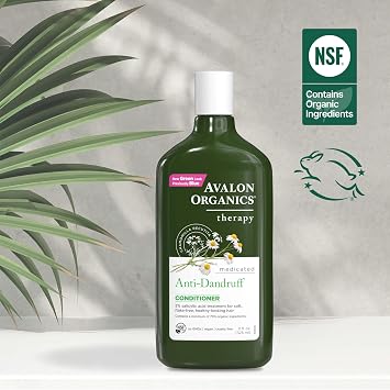 Avalon Organics All Natural Dandruff Therapy Conditioner, 11 Fl Oz
