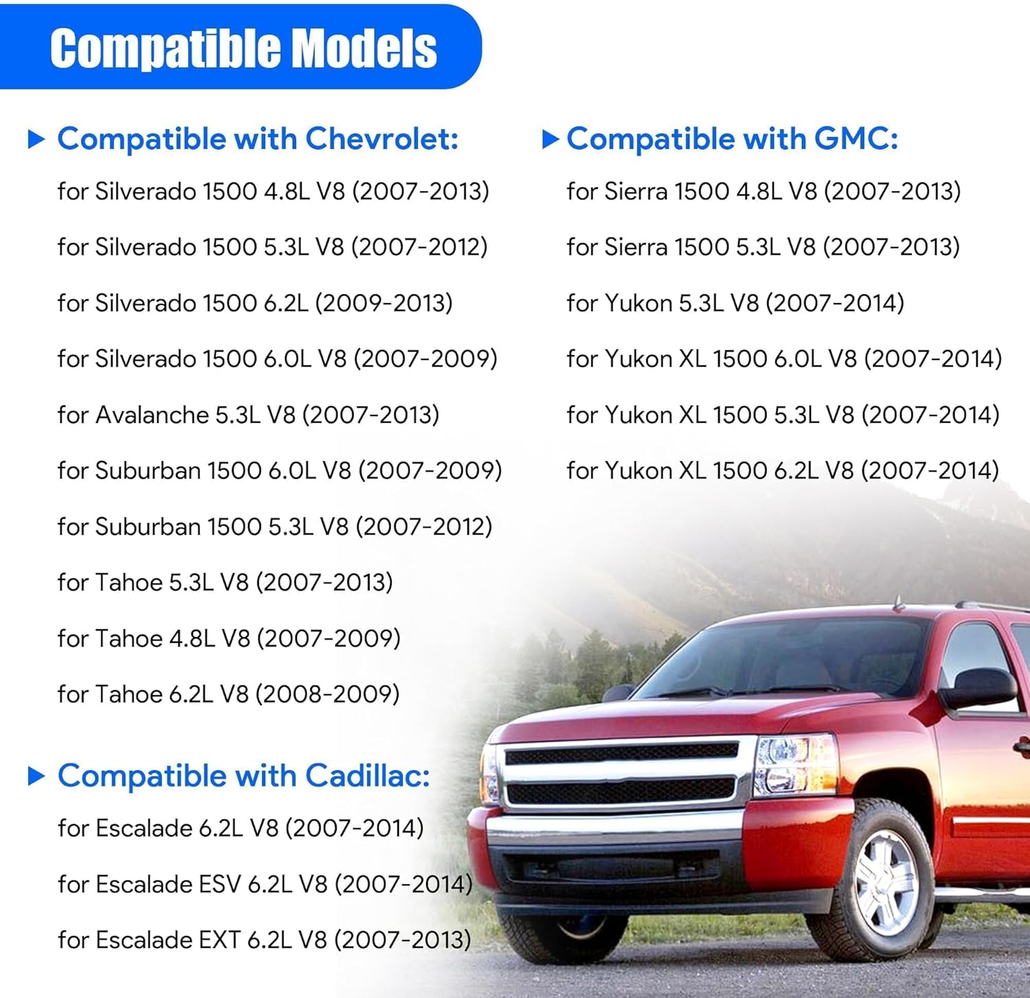 2pcs power steering pressure line hose fit for chevy silverado 1500 tahoe avalanche suburban for gmc sierra yukon for cadillac escalade 2007-2014 4.8 5.3 6.0 6.2l v8 replace 15812564 3402221 3402322