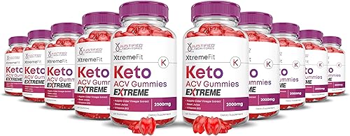 Miniatura 8 de Paquete de 2 gomitas Xtreme Fit Keto ACV Extreme 2000 mg XtremeFit Keto Gummies Vinagre de sidra de manzana formulado con jugo de granada remolacha
