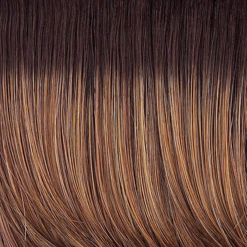 Miniatura 2 de Raquel Welch Peluca larga y lisa de calidad de estrella (SS1129 nuez moscada)