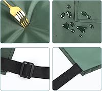 Vista 5 de Gotega Waterproof Rubber Vinyl Apron Adjustable Dishwasher Apron - Apron for Women Men Heavy Duty Work Apron