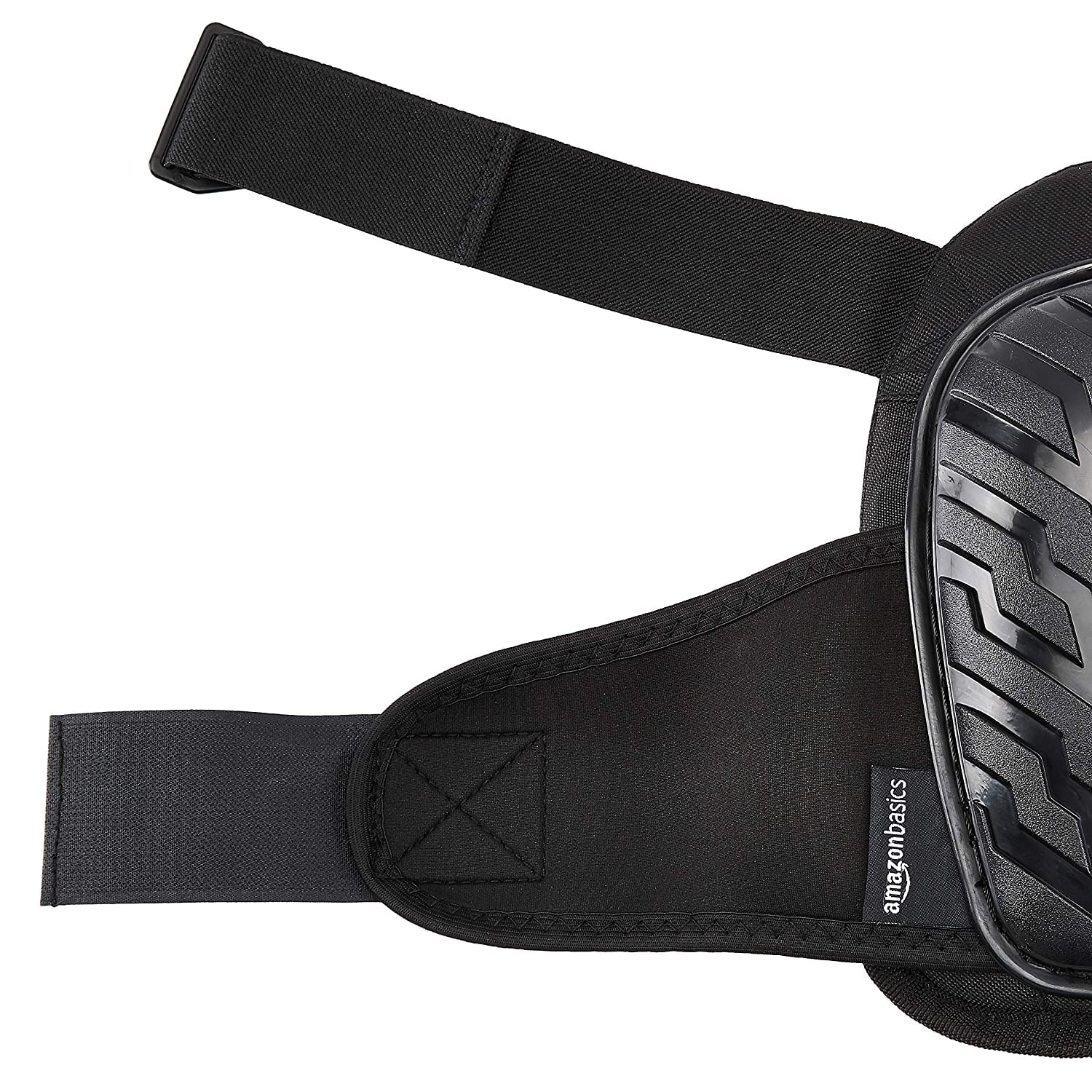 Amazon Basics Genouillères professionnelles, en mousse durable, rembourrage en gel confortable, avec clips faciles à régler, 1 paire, 17,8 x 11,7 x 24,1 cm, noir
