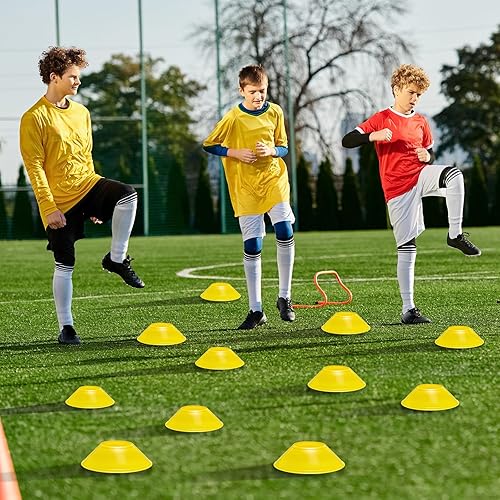 Miniatura 4 de Mini Conos de Fútbol para Deporte Agilidad Disco Conos de Fútbol Entrenamiento para Agilidad Taladros Deportes Fútbol