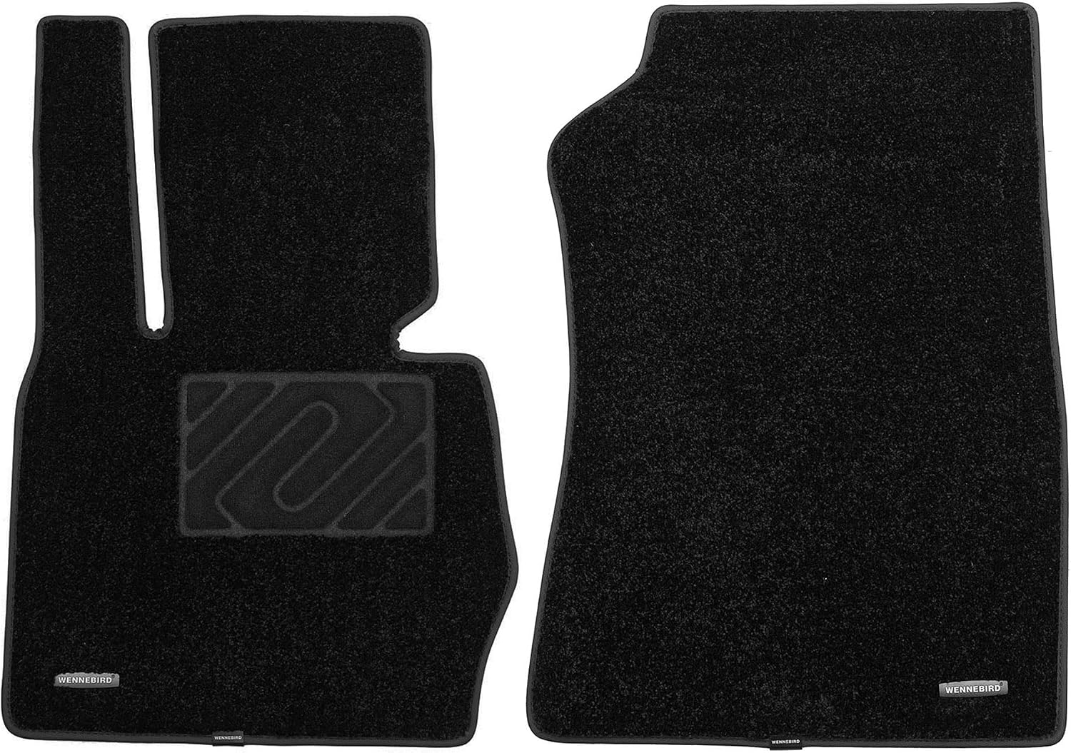 WENNEBIRD Superior Carpet Front Row Floor Mats for 2011-2017 BMW X3 (F25), 0.6-Inch Ultra-Thick, Noise-Reducing, All-Weather Waterproof Anti-Slip – 2-Pc Set