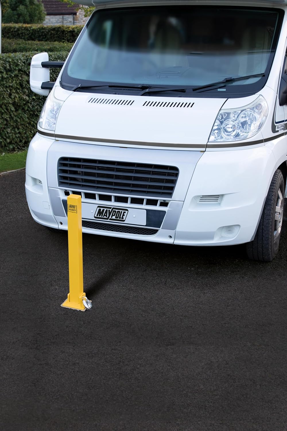Maypole Heavy Duty Foldable Security Post Driveways, Carports, Garages Bolt Fixed Type