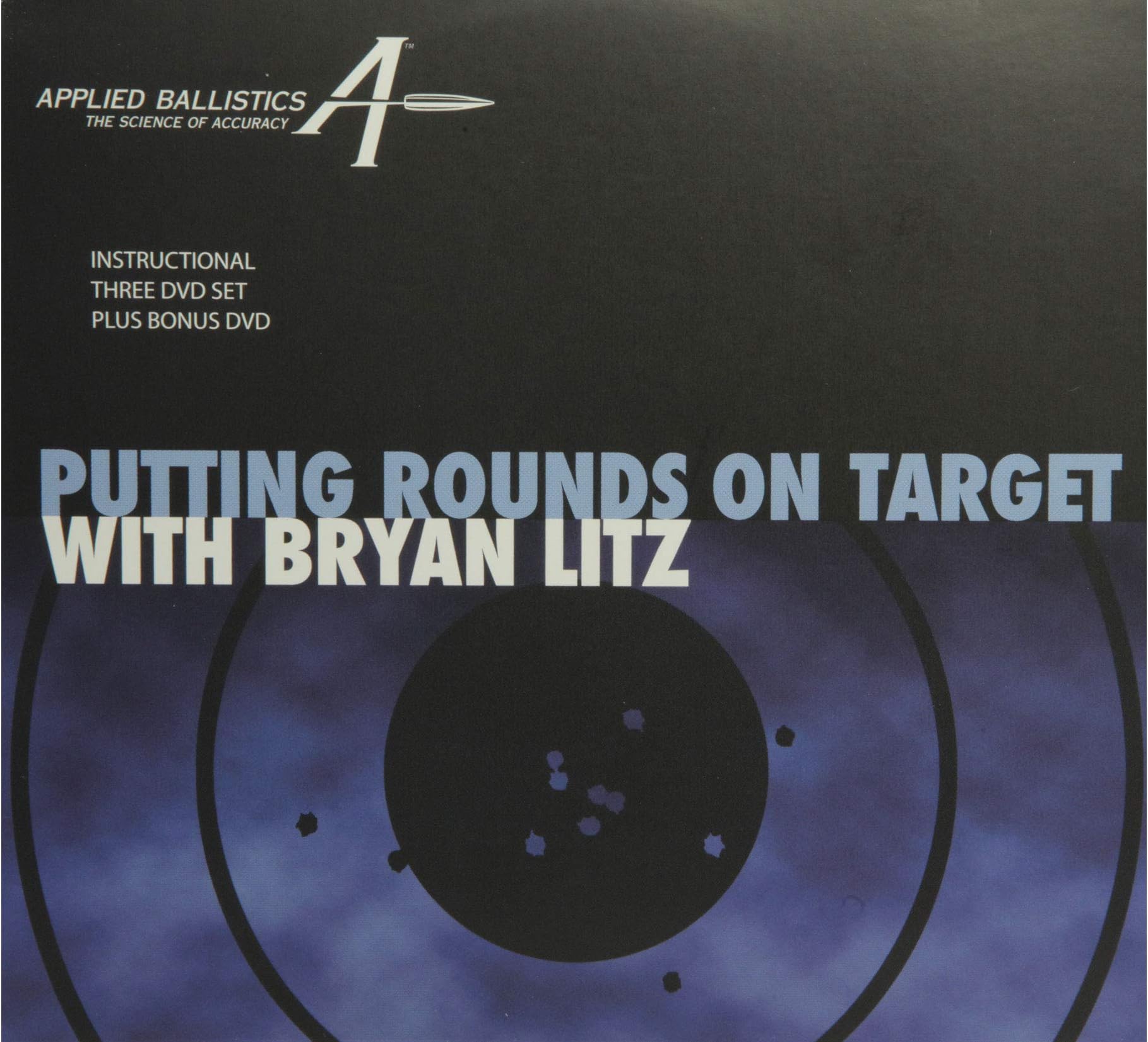 Applied Ballistics "Putting Rounds on Target with Bryan Litz DVD 3 Disc Set.