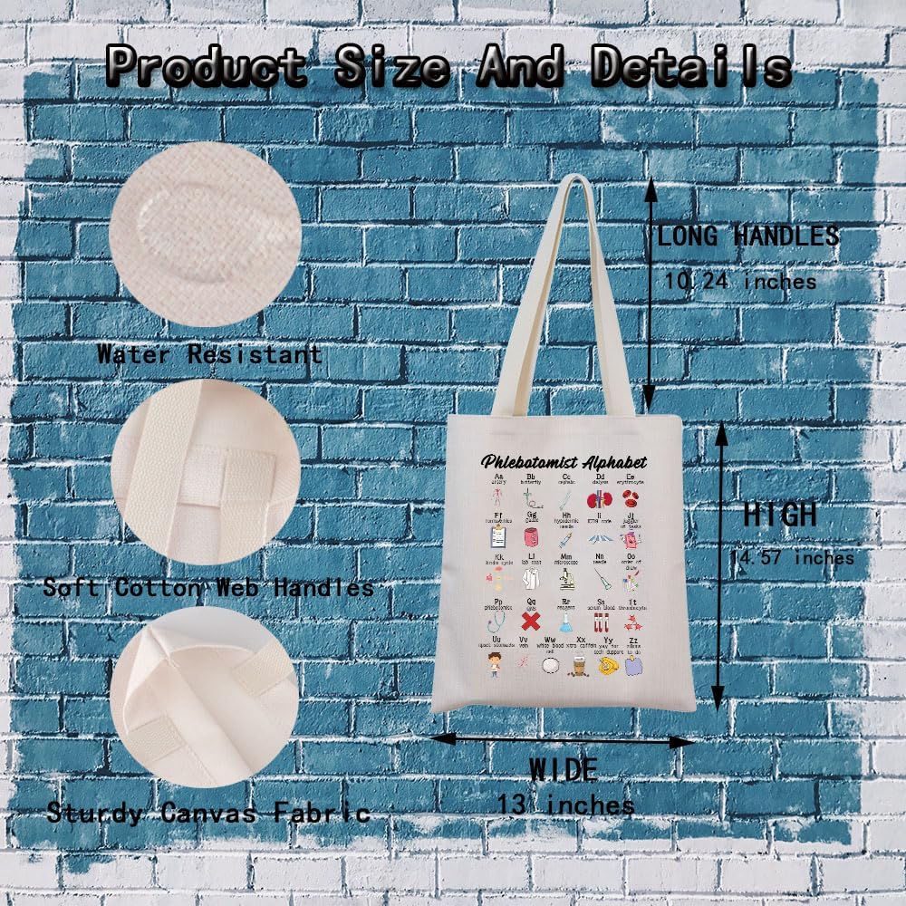 MINIGIU Phlebotomist Tote Bag - Appreciation & Graduation Gift - Image 3