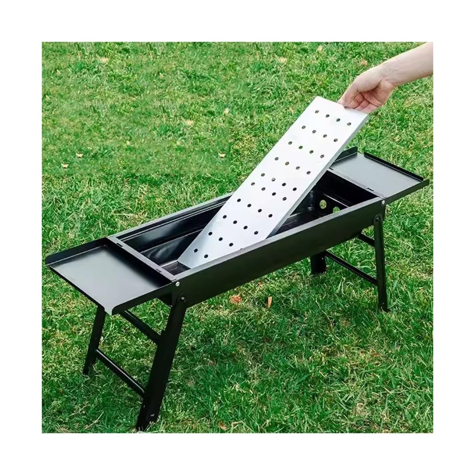 Griglia da Tavolo Stufa for Barbecue all'aperto for la casa for spiedini alla griglia Portatile Pieghevole da Cortile