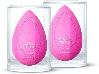 Beautyblender Original Pink Makeup Sponge 2-Pack | Streak-Free Blending for Foundation, Powder & Creams | Reusable USA-Made
