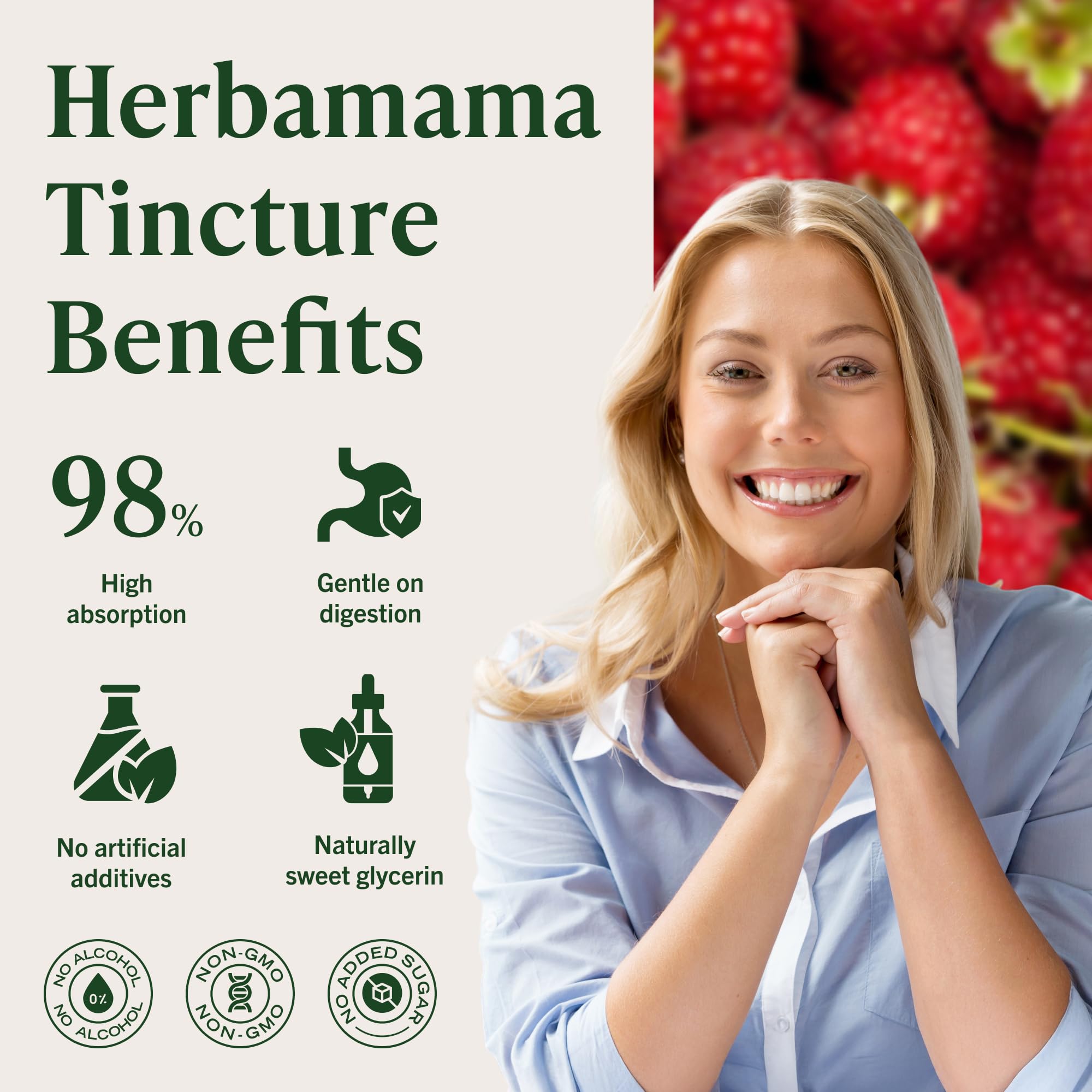 HERBAMAMA Raspberry Ketones Supplements - Metabolic & Energy Support — Amazon image 5