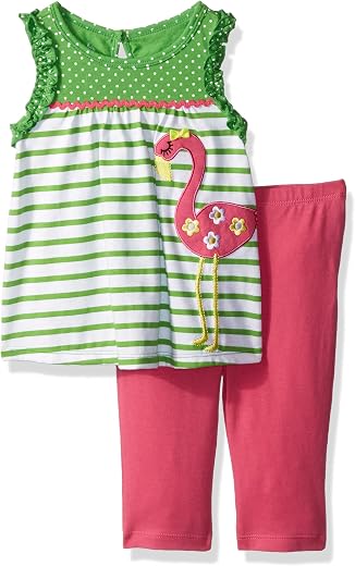 Kids Headquarters Girls' Baby 2 Pieces Pants Set-Tunic