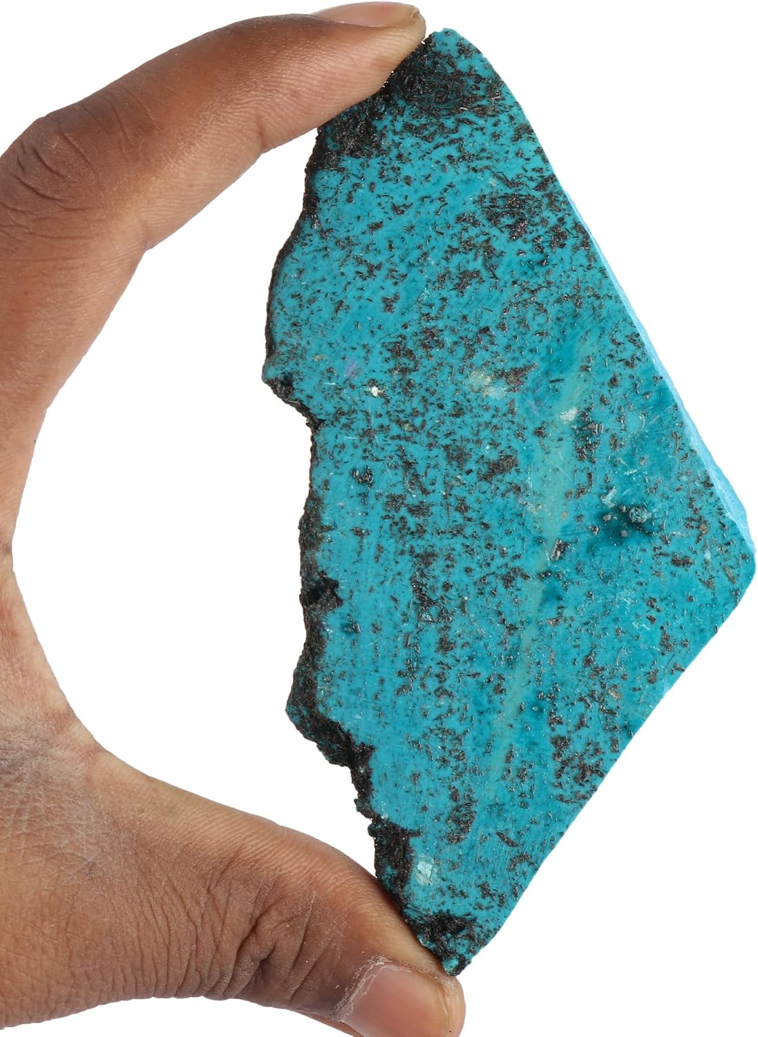GEMHUB AAA++ Quality Natural Blue Turquoise Slab 926.00 Ct Certified Raw Rough Gemstone