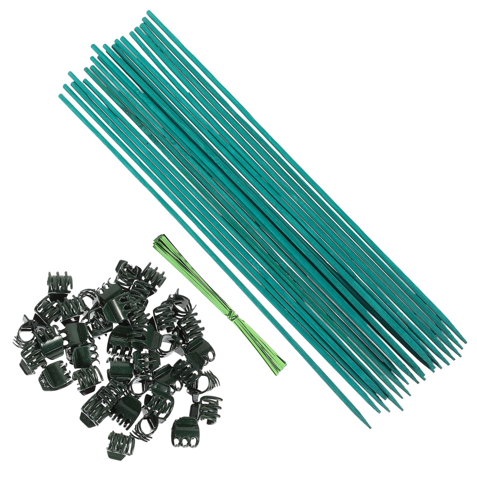 BESPORTBLE 5 Ensembles Pinces à Plantes pour Plantes grimpantes Jardins Pot Liens métalliques Outils Jardinage kit Jardinage la Fleur supporte Les Tuteurs Outils d'aide à la Plante Plastique