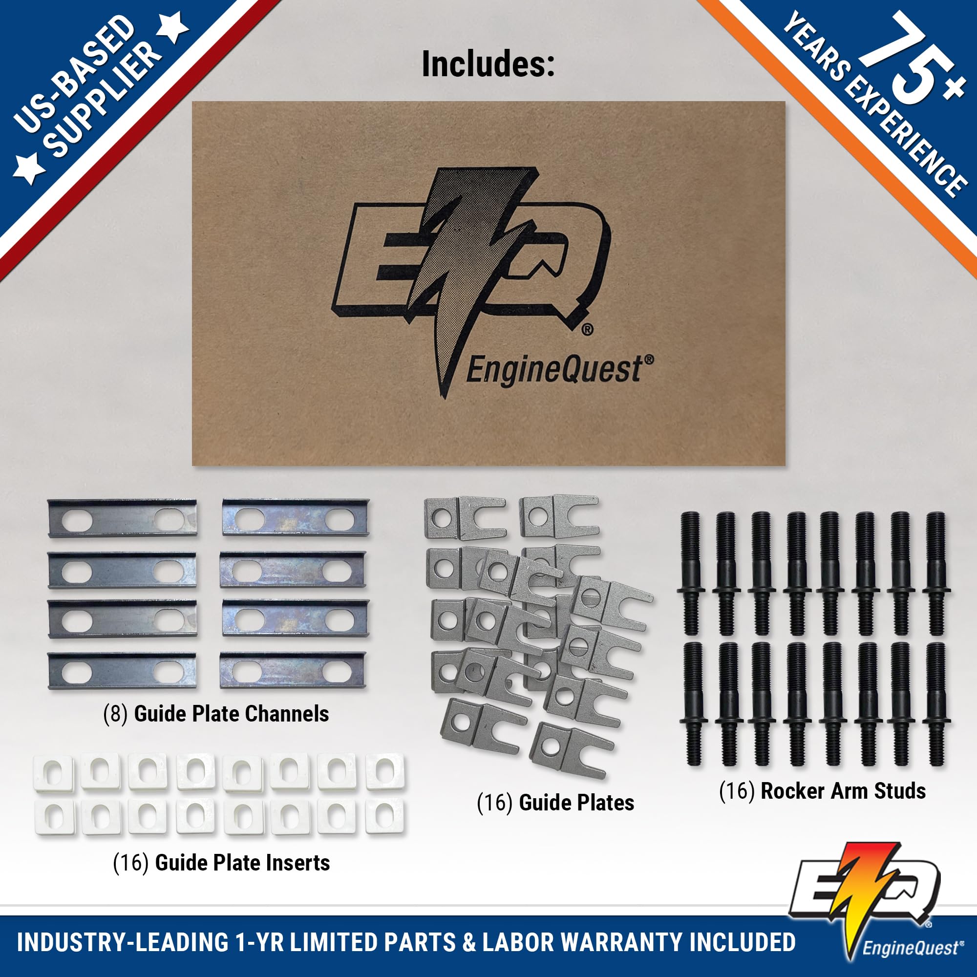 V8 Guide Plate Kit Rocker Arm Guide Plate Conversion Kit For V8 Engines ...