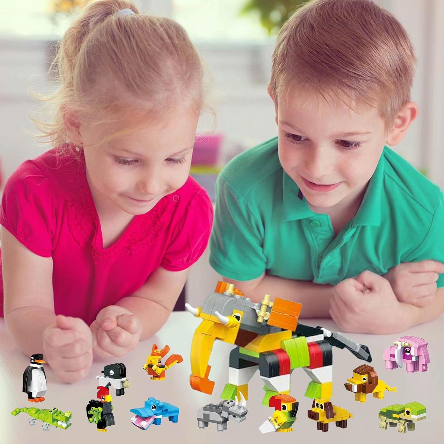 Party Favors - 24Pack Mini Building Blocks Toy for Goodie Bag,Bulk Toys Classroom Prizes,Party Bag,Pinata Stuffers,Back to School Birthday Students Gifts for Kids,Boy 6-8-12 image 4 of 7 B0F5XBHXT5