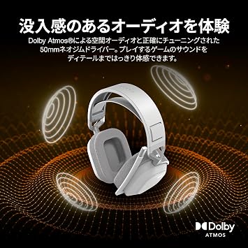 CORSAIR HS80 MAX WIRELESS Gaming Headset for PC/PS4/PS5 - White CA-9011296
