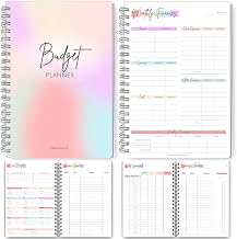 Budget Planner & Monthly Bill Organizer | Finance Budget Planner, Financial Savings, Debt, Income, Expenses, Spending & Bill Trackers - A5 (Rainbow)