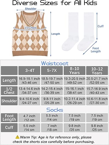 Miniatura 2 de SOMSOC Juego de 15 piezas de disfraz de abuelo de 100 días de escuela para niños, disfraz de anciano, juego de abuelo, fiesta de cosplay escolar