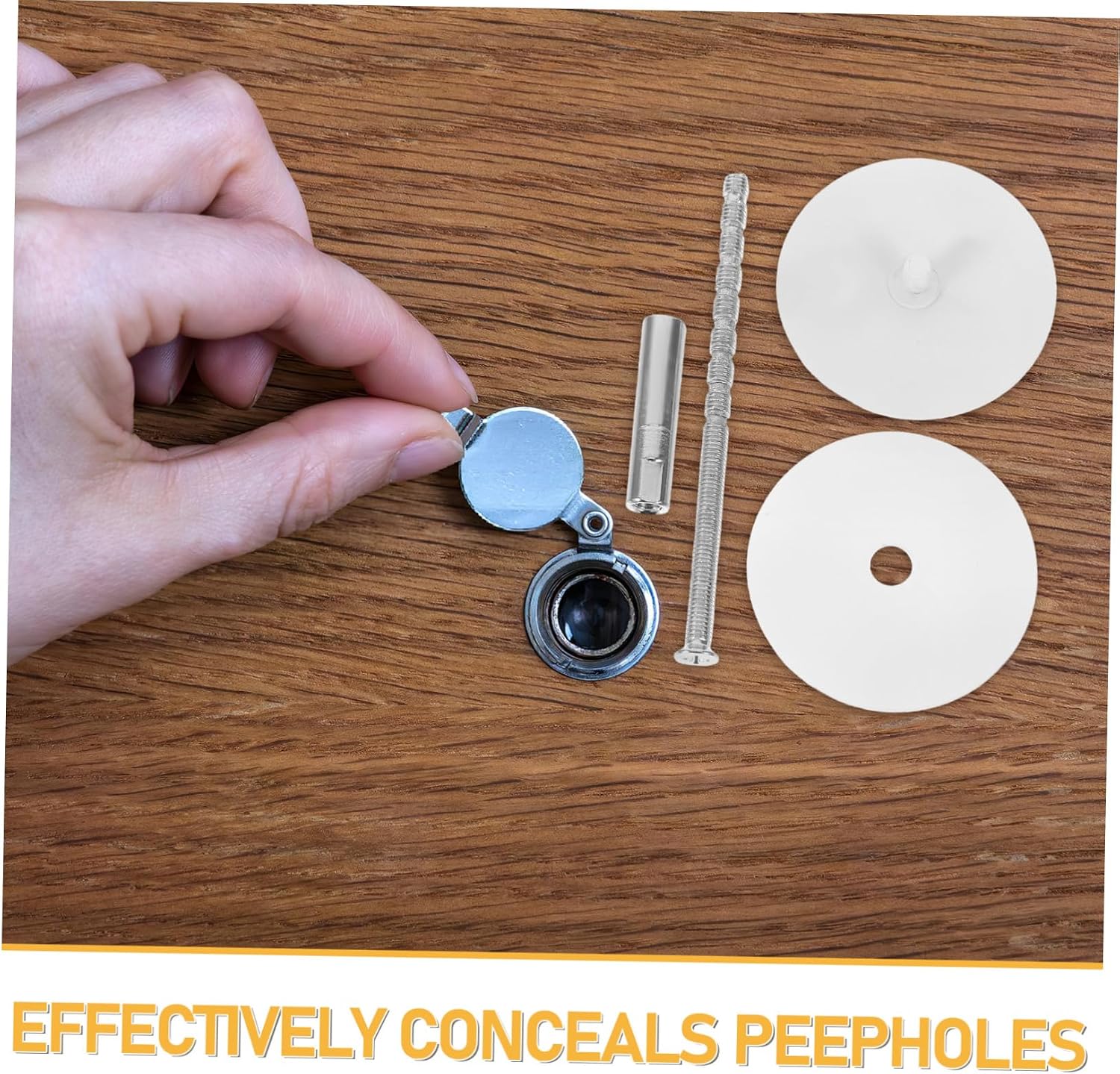 Stainless Steel Deadbolt Cover Plate for Door Hole Filling
