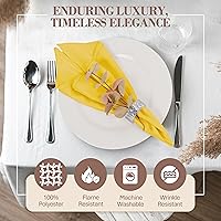 Vista 134 de Ultimate Textile -1 docena - Reversible Shantung Satin - Majestic - Servilletas de tela Majestic de 17 x 17 pulgadas color azul pizarra