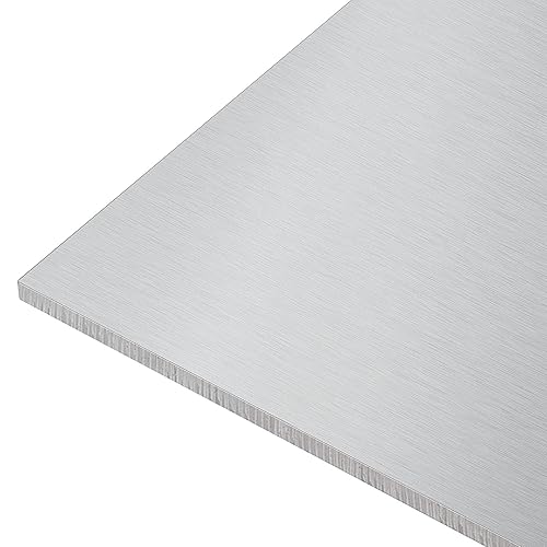 Miniatura 3 de 2 placas de aluminio 6061 de 12 x 12 x 1/4 pulgadas, placa cuadrada gruesa con película protectora