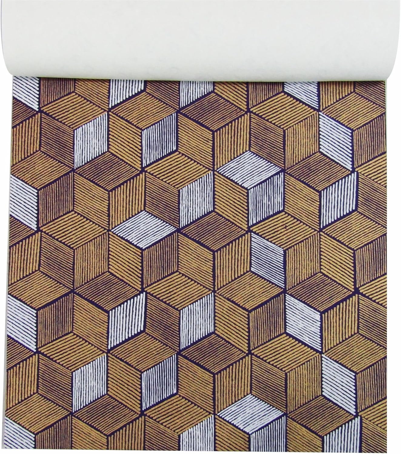 Paperhues Geometric Patterns Scrapbook Papers 12x12" Pad, 24 Sheets.