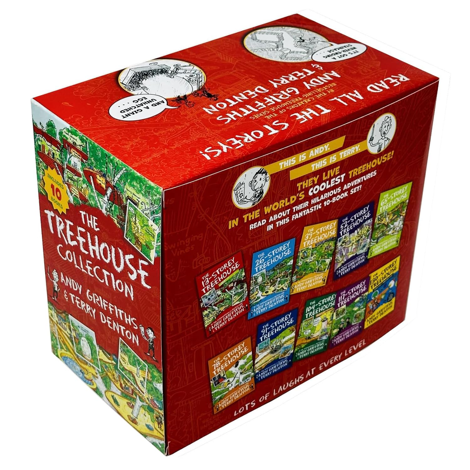 The Treehouse Series 10 Books Collection Set By Andy Griffiths (Storey-Treehouse-13,26,39,52,65,78,91,104,117 & World Book Day)      Paperback – January 1, 2019