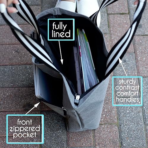 Miniatura 3 de Nurse Tote Bag for Work - Christmas Gifts for Women Large Nursing Bag with Zipper, Pockets & Reliable Straps - Spacious Bag