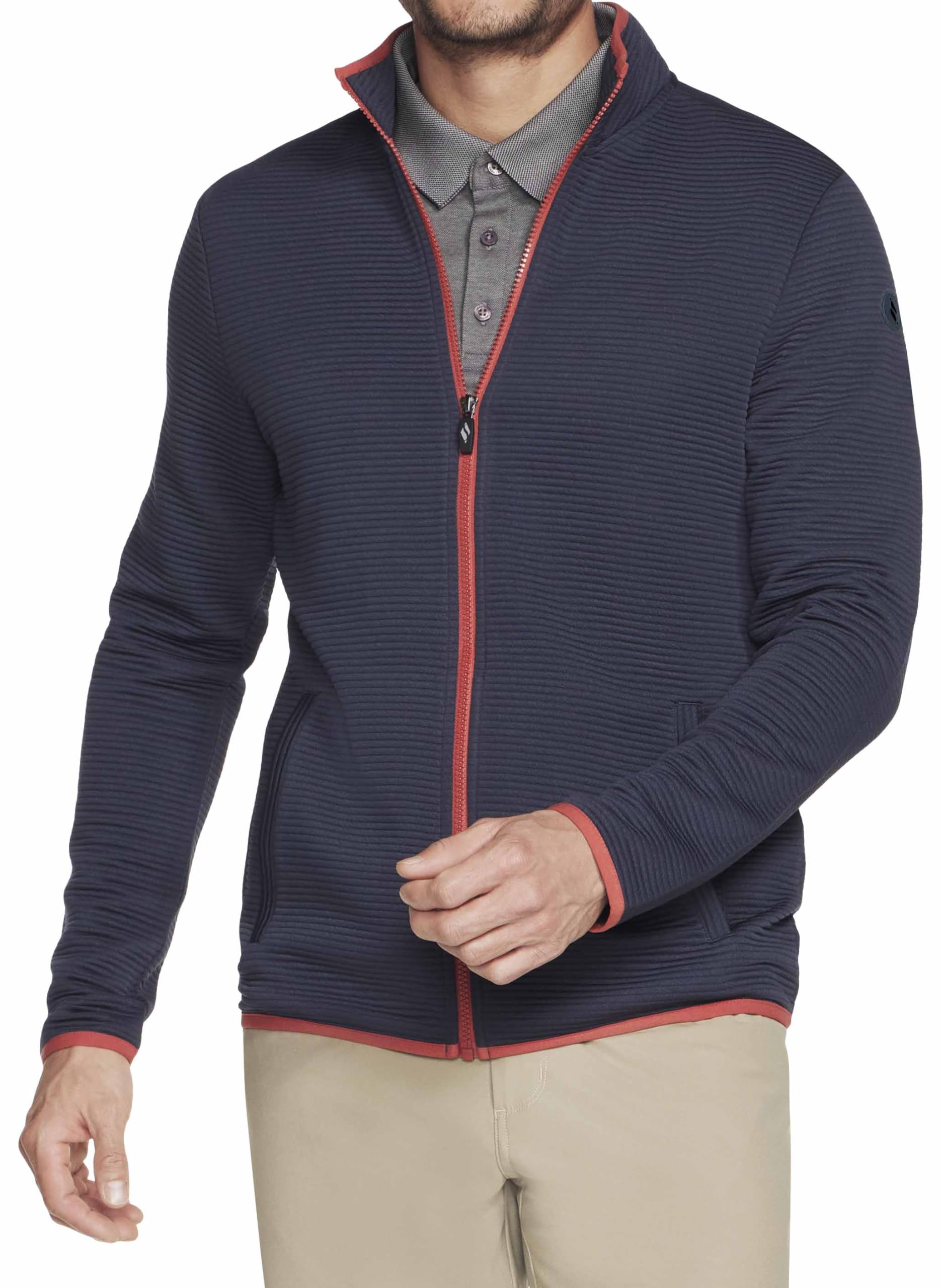 SkechersMen's The Hoodless Hoodie Ottoman Jacket