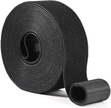 1.5in x 16ft | Hook and Loop Straps Heavy Duty | Double Sided Self-Gripping Strips | Reusable Multi-Purpose Wrap Roll for Home, Office, Data Center, and More