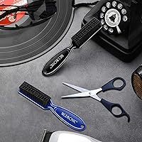 Vista 5 de NICEMOVIC 10 Piezas Cepillo de Limpieza para Cortapelos de Barbero, Suministros de Accesorios de Barbería, Juego a Granel de Mini Cepillo