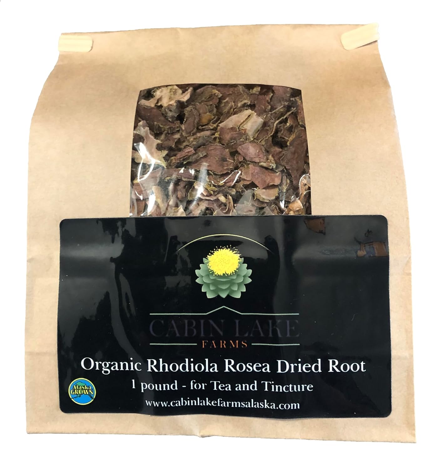 Rhodiola Rosea Dried Root | Organic, All-Natural, 1lb bag