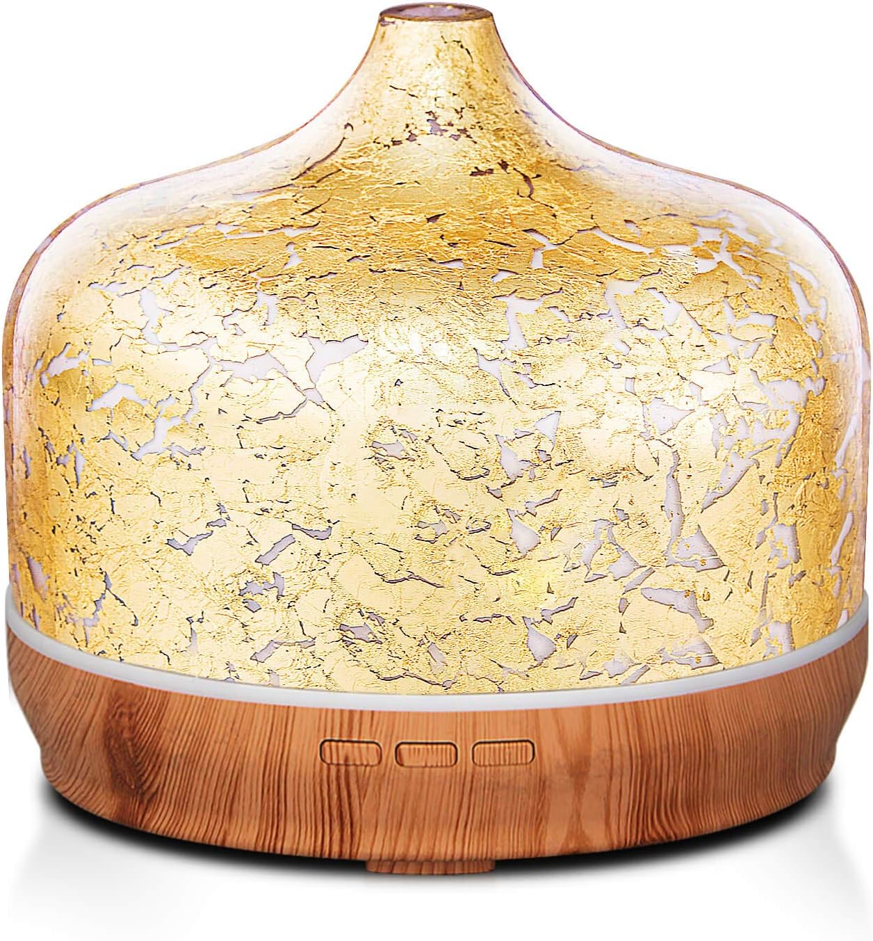 Porseme 500ml Essential Oil Diffuser Gold Plated Glass