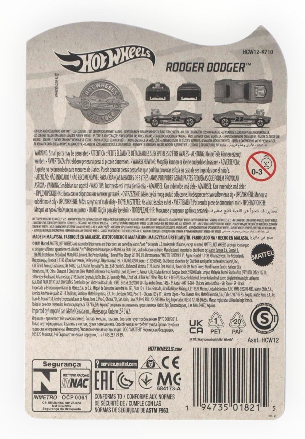 Hot Wheels Rodger Dodger - Promo (2022)
