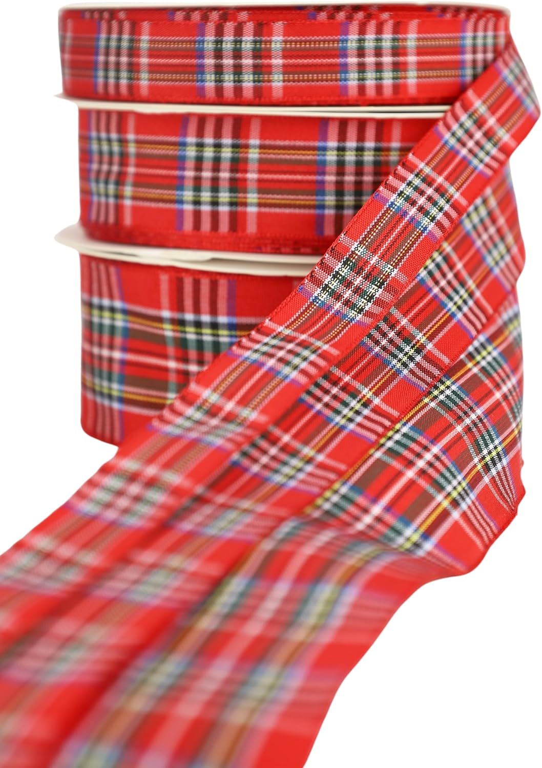 Ribbon Bazaar Royal Stewart Tartan Plaid - Royal Stewart 1-1/2" 25yd