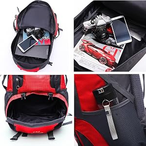 Amazon | [PHOENIX IKKI] 60L 全6色 2サイズ対応 撥水素材 耐摩耗 通気