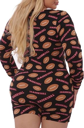 ShoSho Womens Pajamas Winter Fleece Lined Holiday Onesie Jumpsuits & 2-Piece PJs Sets Cute Christmas Prints Thermal