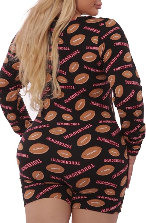 ShoSho Womens Pajamas Winter Fleece Lined Holiday Onesie Jumpsuits & 2-Piece PJs Sets Cute Christmas Prints Thermal
