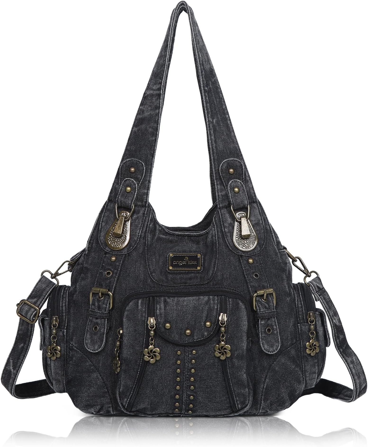 Angel Kiss Purses for Women Soft PU Leather Large Hobo Bags for Women Shoulder Bag | Soft, PU Leather, Large, Soft, PU Leather, Large