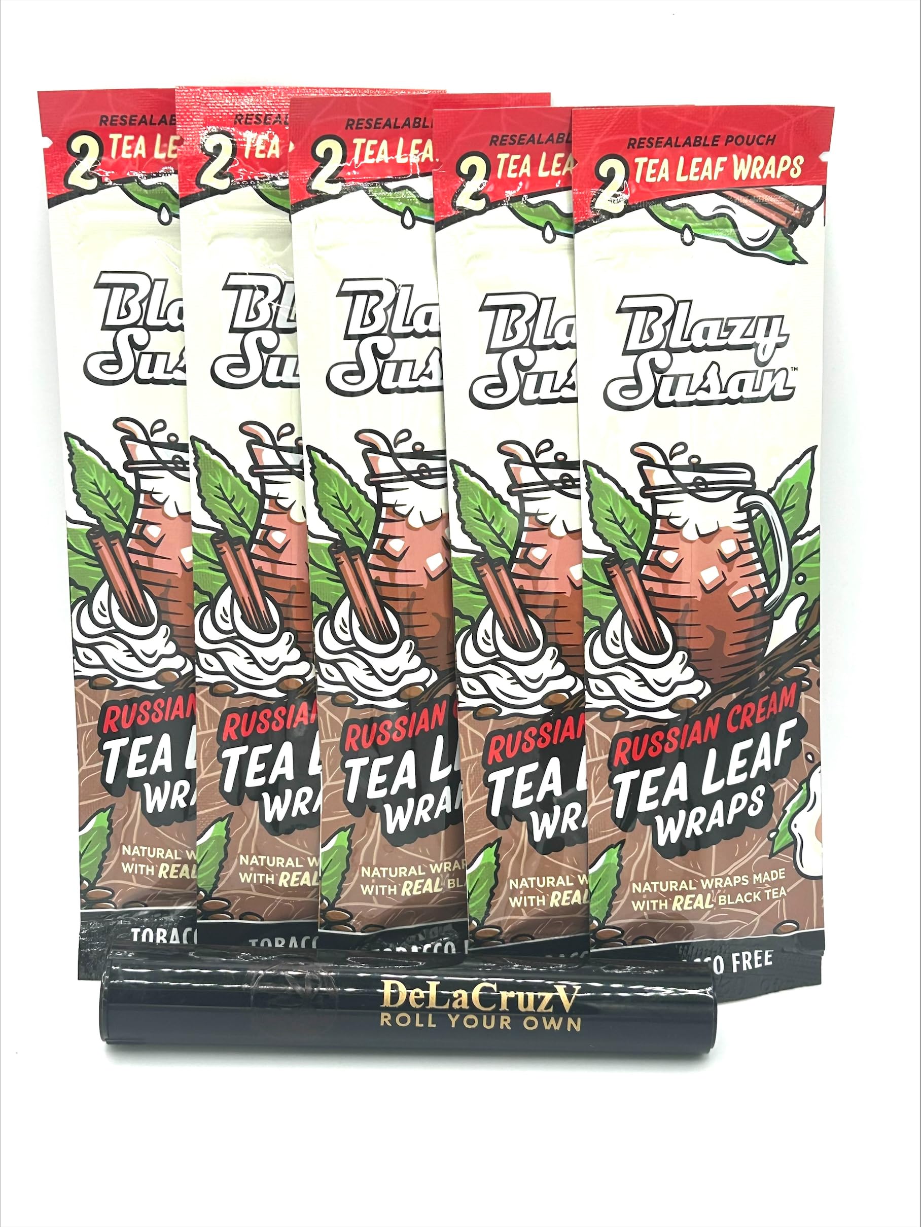 Amazon.com: Russian Cream Tea Leaf Wraps Blazy Susan | 5 packs